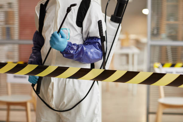 Professional Hoarding Cleanup technician working in Salinas, CA